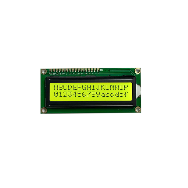 Display LCD a 1602 caratteri Display FSTN Modalità LCD giallo verde
