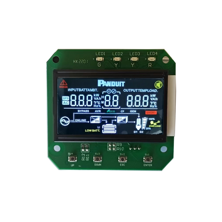 Display LCD a 7 segmenti Modello LCD VA positivo monocromatico