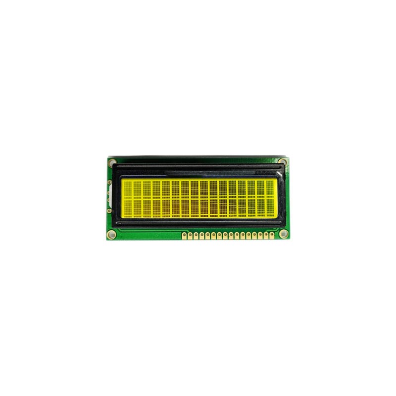1602 caratteri LCD display Visualizza fstn Modalità LCD verde giallo
