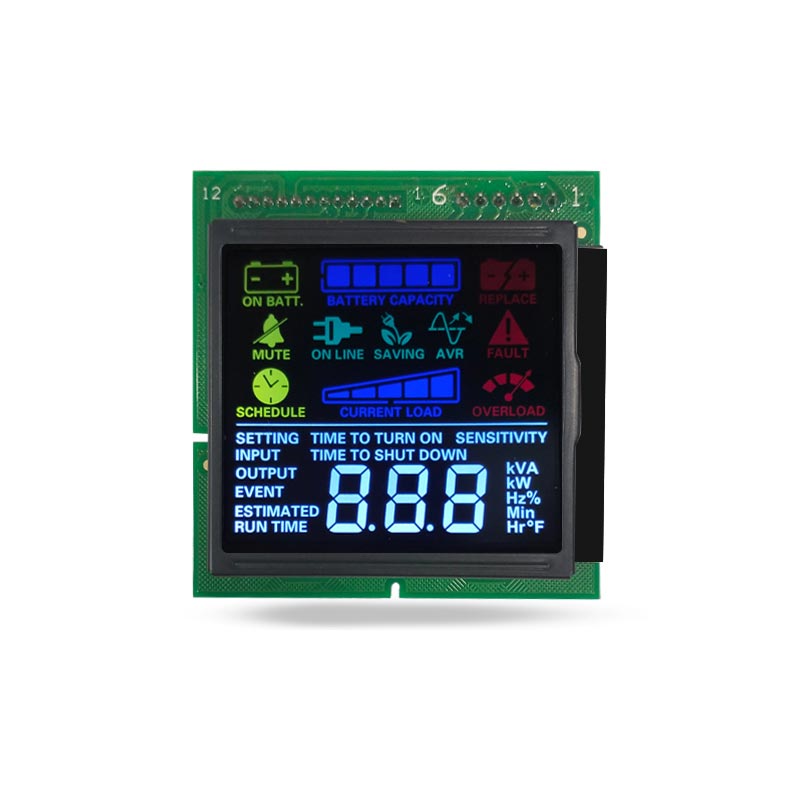 Segmento LCD Display VA Modalità LCD negativa