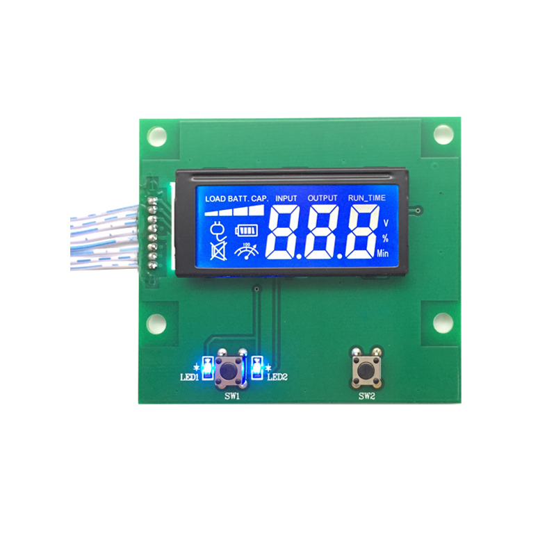 Display LCM monocromatico Schermo LCD a segmenti dell'inverter FV